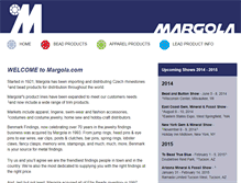 Tablet Screenshot of margola.com